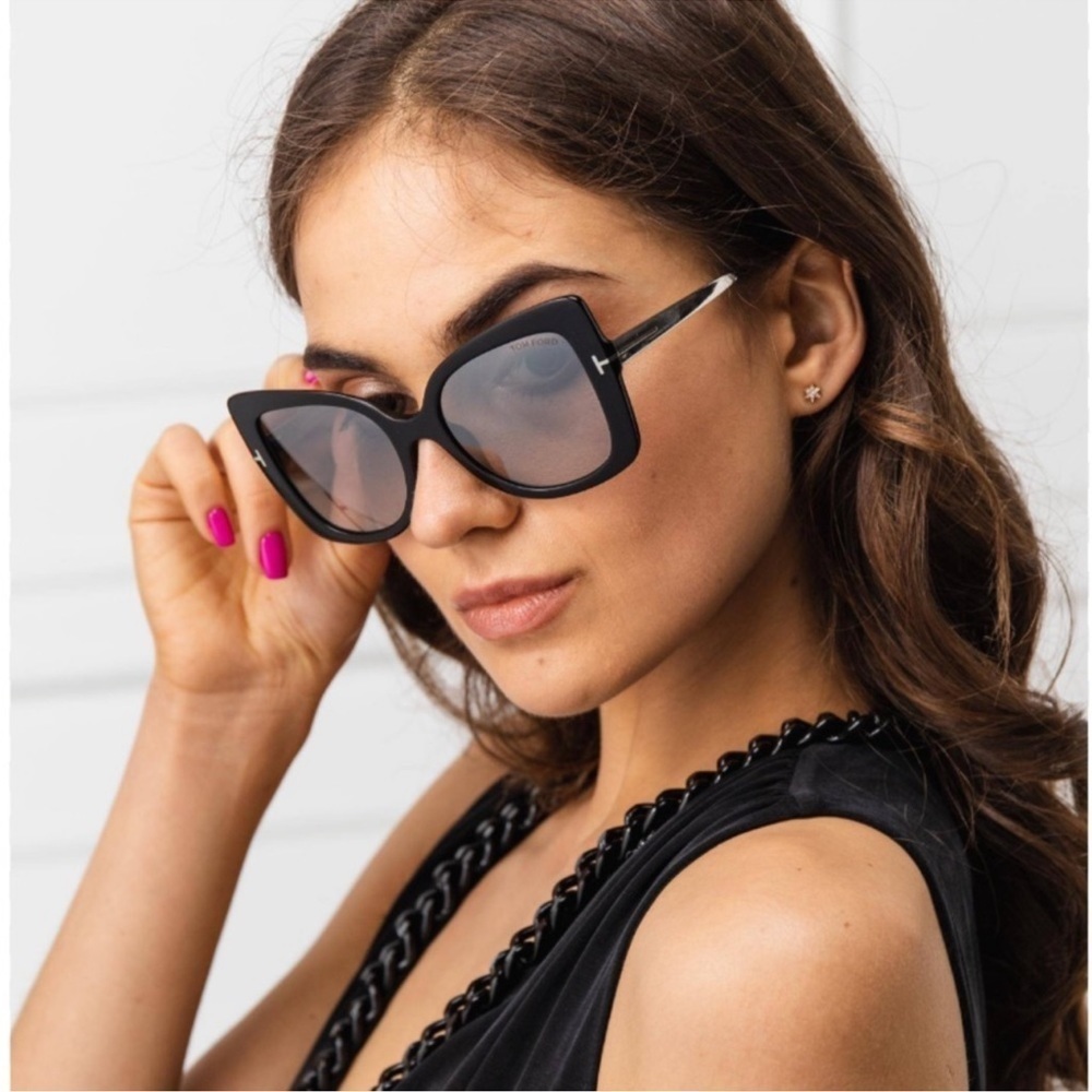 New! TOM FORD Sunglasses TF609 01C Gianna-02 54/20/140 Authentic NEW!!!